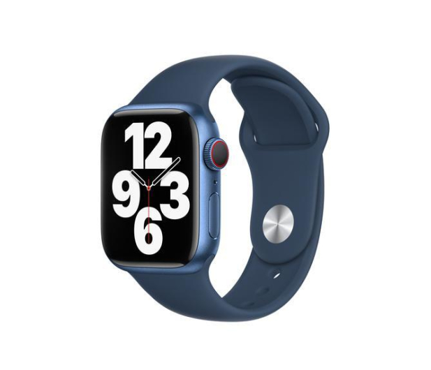 Apple Pasek Sportowy do Apple Watch błękitna toń - 681423 - zdjęcie